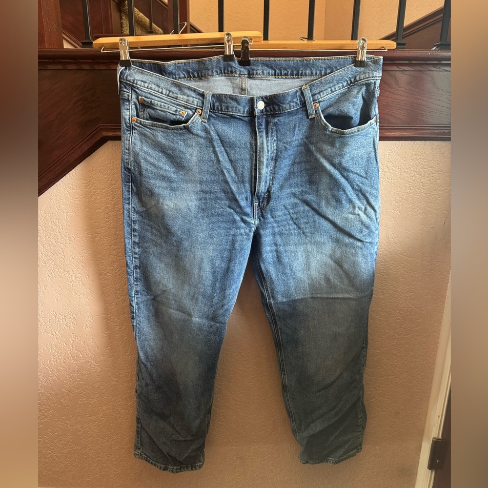 Levi’s Men’s Size 42W X 30L Relaxed Fit Casual Blue Jeans Denim Every Day Pants
